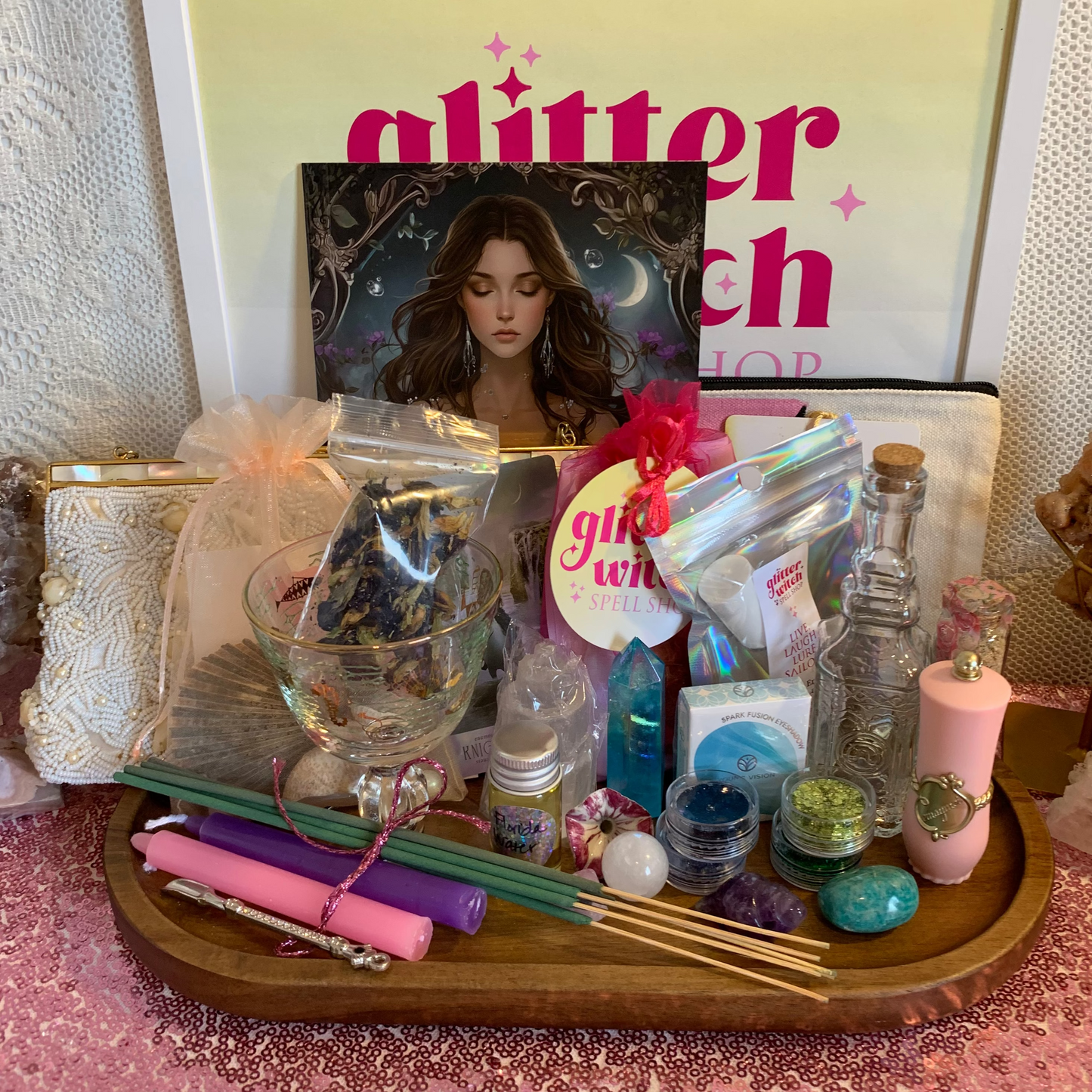 Glitter Witch Main Character Spell Scoop
